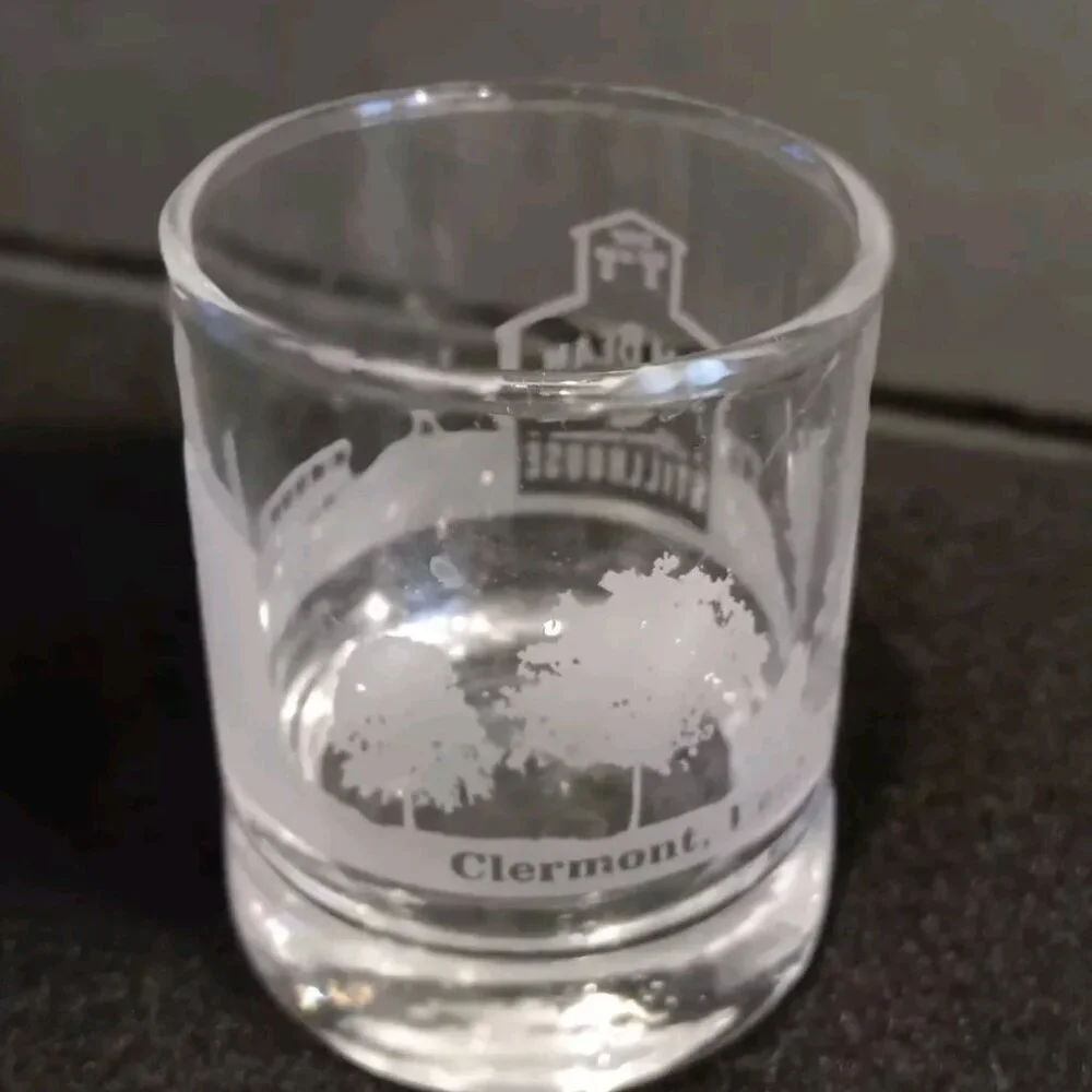 Jim Beam Distillery Double Etched Shot Glass‎ American Stillhouse Clermont KY